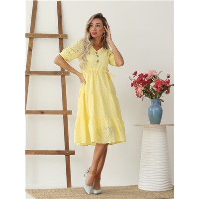Платье WISELL П3-5555/6 желтый