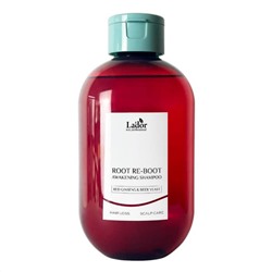 Lador Шампунь с женьшенем для роста волос / Root Re-Boot Awakening Shampoo Red Ginseng & Beer Yeast, 300 мл