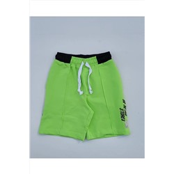 Неоново-зеленые хлопковые шорты Boy Store 23YSRTE62305
