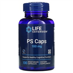 Life Extension, PS в капсулах, 100 мг, 100 вегетарианских капсул