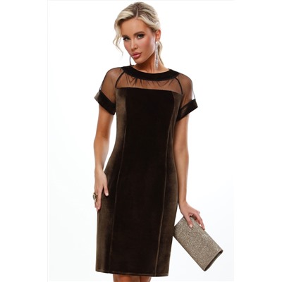 Платье DStrend П-4191-0513-01 коричневый