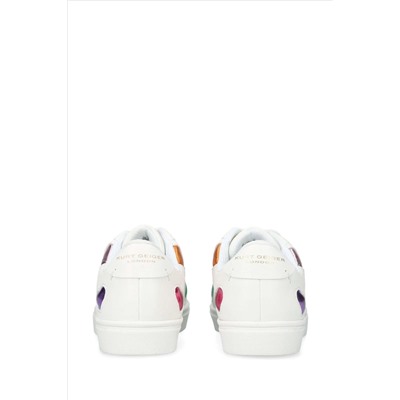 Kurt Geiger London White Mini Lane Love Trainers