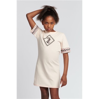 Juicy Couture Girls Brown T-Shirt Dress