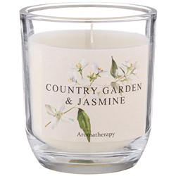 СВЕЧА АРОМАТИЗИРОВАННАЯ В СТАКАНЕ "COUNTRY GARDEN & JASMINE" 7,5*8,5 СМ