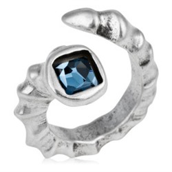 Anillo - re-tornado cristales Swarovski® Elements plateado