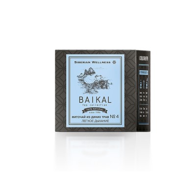 Фиточай из диких трав № 4 (Легкое дыхание) - Baikal Tea Collection 30 фильтр-пакетов