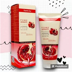 FarmStay Пенка для умывания "Гранат" Pomegranate Pure Cleansing Foam, 180мл