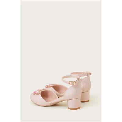 Monsoon Pink Tilly Butterfly Two Part Heels