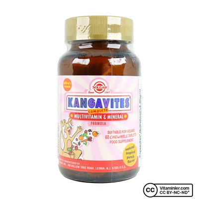 Solgar Kangavites Multivitamin & Mineral 60 Tablet