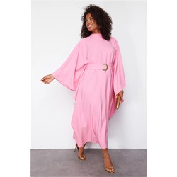 Розовое платье Panco с поясом TBBSS24AH00177