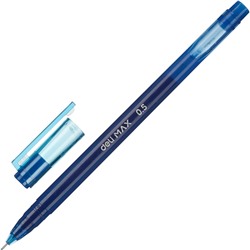 Ручка гелевая неавтомат. Deli шарик 0,5мм линия 0,3мм синяя EG62-BL