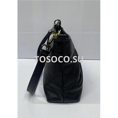 049-2 black сумка Wifeore натуральная кожа 16х27х7