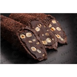 Лукум Hacibaba 9 Брауни с шоколадной пастой из фундука в какао 2,5 кг 1/6