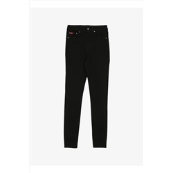 Черные женские джинсовые брюки Skinny Leg с высокой талией 242 LCF 121021 JAYCEE AKERMAN
