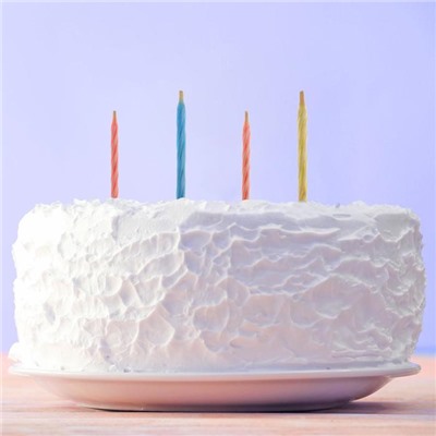 Свечи для торта незадуваемые «Магия мечты», 6 х 0,5 см.