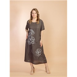 Платье (вискоза) с вышивкой №24-592-3