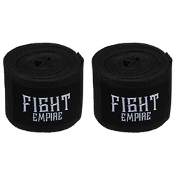 Бинт боксёрский FIGHT EMPIRE 4 м, цвет чёрный