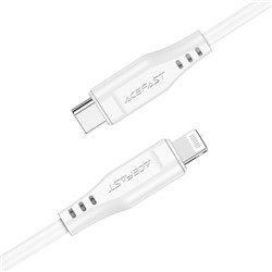 Кабель Acefast C3-01 Type-С to lighting TPE charging data cable - White