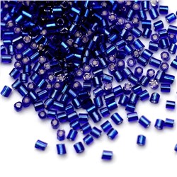 Бисер "Радуга", рубка, цвет фиолетово-синий/серебрение (уп 7 г)