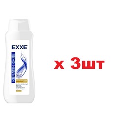 EXXE Шампунь для волос Keratin care 400мл Кератиновый уход 3шт