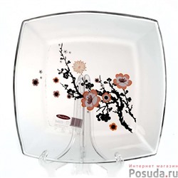 Тарелка закусочная (десертная) Pasabahce Sakura, D=19,5 см арт. 54077SLBD