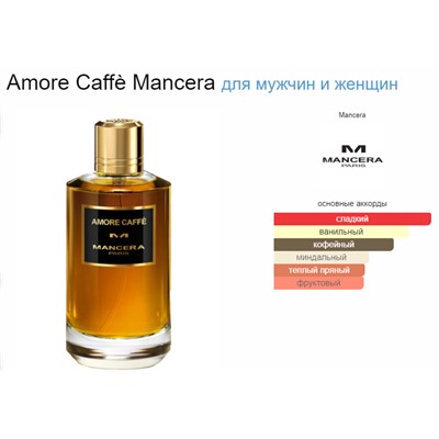 MANCERA AMORE CAFFE unisex