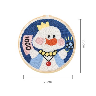 Набор для ковровой вышивки, арт ТВ2, цвет: снеговик ОЦ