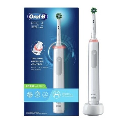 Электрическая зубная щетка Oral-B Pro 3 3000 White