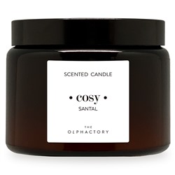 Свеча ароматическая The Olphactory, Cozy, Santal, 60 ч