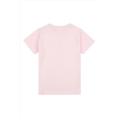 Juicy Couture Classic Fit Girls Pink Diamante T-Shirt