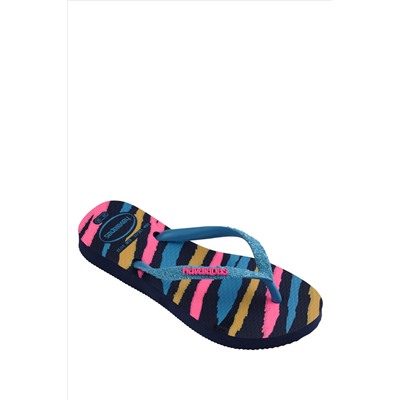 Havaianas Kids Slim Blue Glitter Trendy Sandals