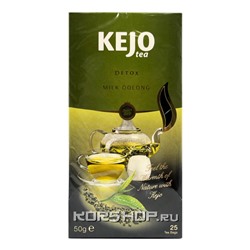 Зеленый чай Молочный Улун в пакетиках Milky Oolong Kejo, Россия, 50 г