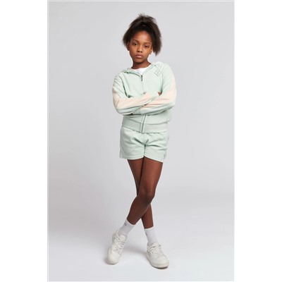 Juicy Couture Girls Blue Towelling Zip-Through Hoodie