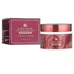 Enough Крем для лица увлажняющий с осветляющим эффектом / Gold Snail Moisture Whitening Cream, 50 мл