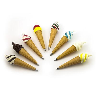Ручка Мороженое шариковая с магнитом МИКС   /  Артикул: 93648
