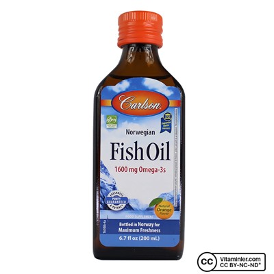 Сироп с рыбьим жиром Carlson Omega 3 200 мл