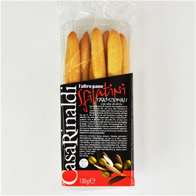 Хлебные палочки Casa Rinaldi Сфилатини традиционные с оливковым маслом 130 г