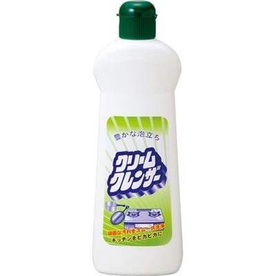 Nihon Чистящее средство "Cream Cleanser" с полирующими частицами и свежим ароматом мяты 400 г / 24