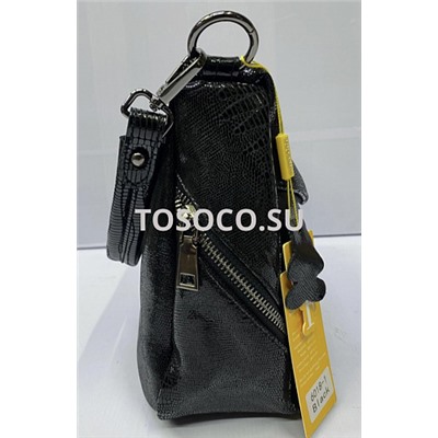 6018-1 black сумка Wifeore натуральная кожа 22x10x25