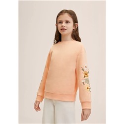 Sudadera bordado floral -  Niña | MANGO OUTLET España