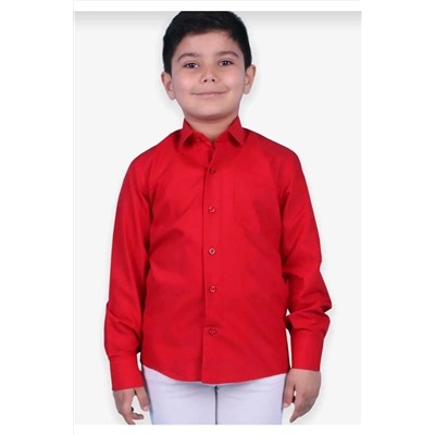 Классическая лавсановая рубашка для мальчика, наряд для выступлений на 23 апреля TYC00702922882