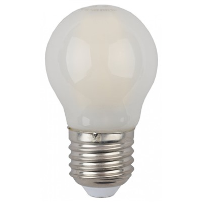 Нарушена упаковка.   Светодиодная лампа Е27 5W 4000К (белый) Эра F-LED P45-5W-840-E27 frost () Б0027932