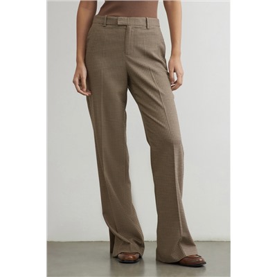 1659-047-925 брюки бежевый / коричневый