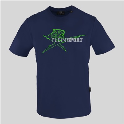 Plein Sport - camiseta - algodón - azul marino