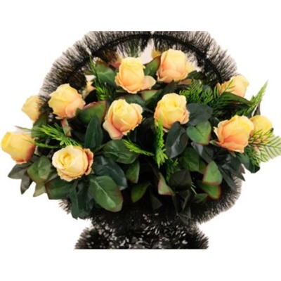 Искусственные цветы, Корзина с цветами "Амина" для проведения обряда похорон (1010237)