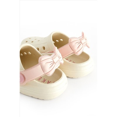 Baker by Ted Baker Girls Clogs with Ankle Strap and Bow