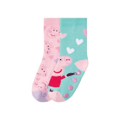 Kinder / Kleinkinder Mädchen Socken, 2 Paar, mit ABS-Noppen