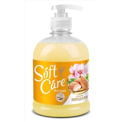 SOFT CARE Мыло жидкое с миндальным маслом 500г