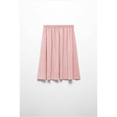 Mango Pleated Sparkle Skirt