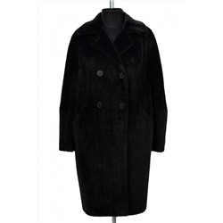 02-3146 Пальто женское утепленное Ворса черный